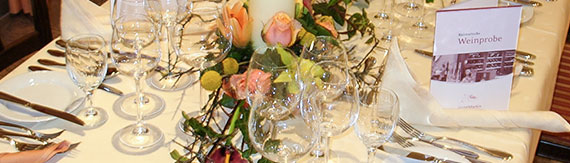 Menüweinprobe zur Spargelzeit